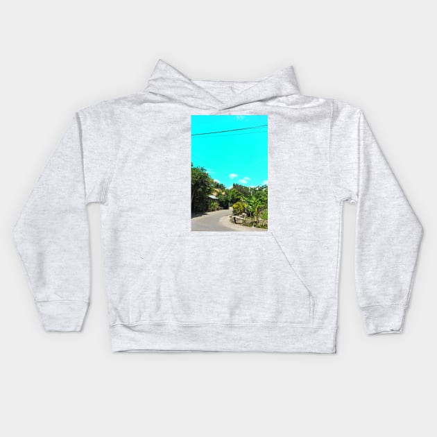 village view Kids Hoodie by Maul_Ftgr